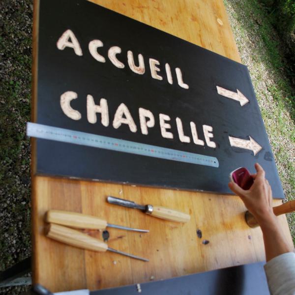 Panneau accueil